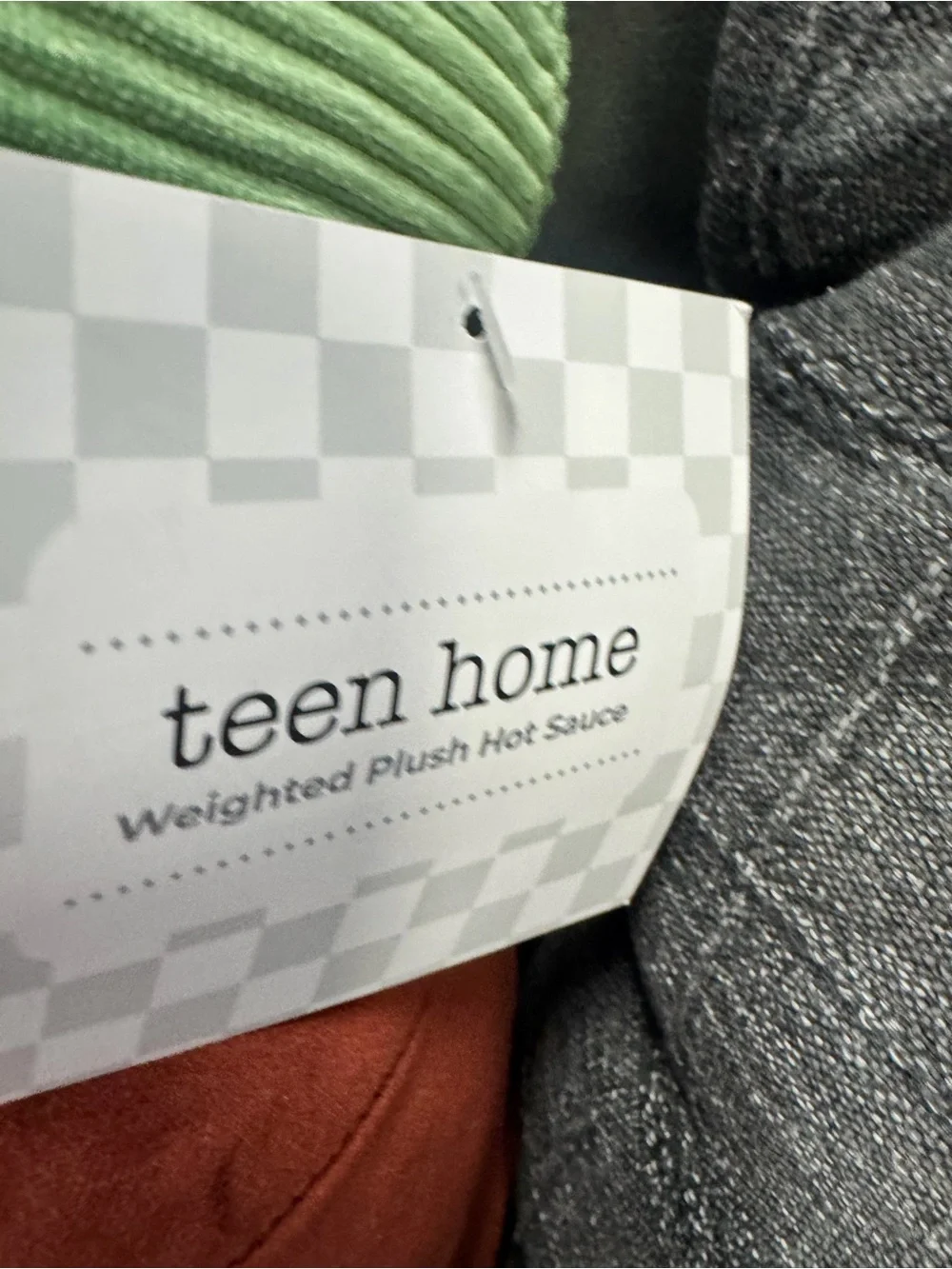Teen Home Weighted Hot Sauce Plush Pillow NWT 🌶️🔥